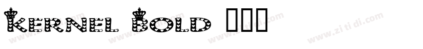 Kernel Bold字体转换